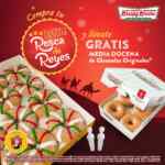 Promo Krispy Kreme Rosca de Reyes: compra una docena y llévate GRATIS media docena de glaseadas