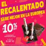 Rebajas La Europea Recalentado: hasta 25% de descuento en vinos y licores