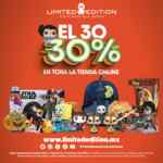 30% de descuento en tienda en línea de Limited Edition hoy y mañana
