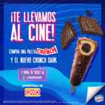 Compra 2 productos Crunch en Oxxo y obtén un boleto gratis para Cinemex
