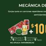 Promoción Pascual Boing: canjea set de refractarios con 5 envases/etiquetas + $100 en promocionespascual.com.mx