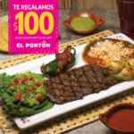 Cupón El Portón $100 de descuento en consumo de $400