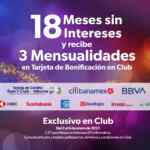 Promo Sam's Club 18 meses sin intereses + 3 de bonificación hasta el 6 de enero