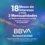 Promo Sam's Club 18 meses sin intereses + 3 de bonificación hasta el 6 de enero