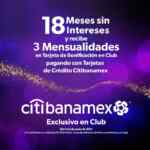Promo Sam's Club 18 meses sin intereses + 3 de bonificación hasta el 6 de enero