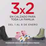 3x2 en zapatos para toda la familia en las Rebajas de Reyes de Sears