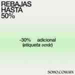 Soho Rebajas 2023: hasta 50% de descuento + 30% adicional