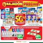 Folleto Soriana Súper Bajadón de Precios 2o a mitad de precio en quesos, pechugas, galletas y más