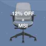 Cupón Steelcase Winter Sale de 12% de descuento en sillas