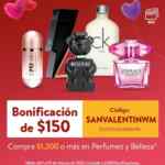 Cupón Walmart San Valentín: $150 de descuento en perfumes y artículos de belleza Cupón Walmart San Valentín: $150 de descuento en perfumes y artículos de belleza