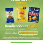 Cupón Walmart Week $400 de descuento en pedidos de supermercado
