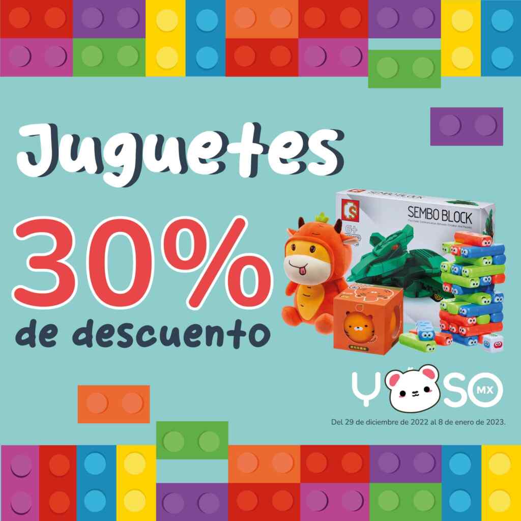 Promoción Yoyoso Día de Reyes 30 de descuento en juguetes