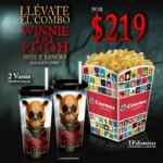 Nuevo combo Cinemex Winnie the Pooh Miel y Sangre con 2 vasos promocionales