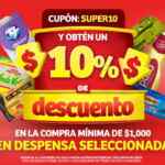 Cupón Soriana de 10% de descuento en despensa en tienda en línea