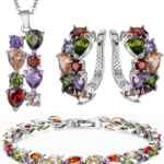 Rebajas en joyería Amazon: aretes en laminado de oro y cristales Swarovski desde $216
