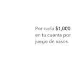 Promo Banco Azteca set de vasos Gratis si aumentas tu saldo por $1,000 pesos