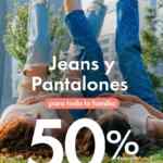 En C&A Segundo a mitad de precio en todos los jeans y pantalones