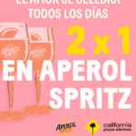 Cupón California Pizza Kitchen de 2x1 en Aperol Spritz