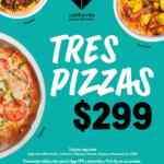 En California Pizza Kitchen 3 pizzas por $299 al pedir por la app CPK