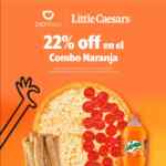 Promoción de la semana DiDi Food: 22% off en el Combo Naranja en Little Caesars