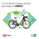 15% de descuento en EcoBici al pagar con HSBC