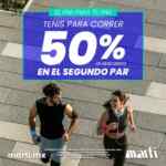 Promoción Martí Par para tu Par: Segundo a mitad de precio en tenis para correr