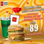 Cupón App McDonalds: Chicken Big Mac + refresco mediano por $89