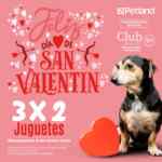 Promo de San Valentín Petland: 3x2 en juguetes para mascota
