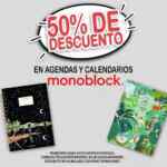 Agendas y calendarios monoblock a mitad de precio en El Sótano
