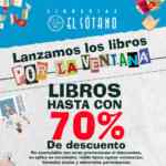Remate de libros El Sótano: Hasta 70% de descuento en libros