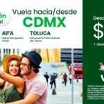Promoción Viva Aerobus: Vuela de o hacia la CDMX desde $37 pesos + TUA