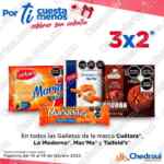 Ofertas Chedraui Cuesta Menos fin de semana 10 al 13 de febrero: 3x2 en galletas, cosméticos y más