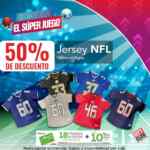 Jerseys de la NFL a mitad de precio en City Club