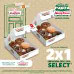 En Krispy Kreme 2x1 en media docena de donas Select al pedir por delivery sólo hoy