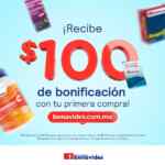 En Farmacias Benavides $100 de bonificación en tu primera compra en tienda en línea