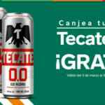 Cupón 7-Eleven: GRATIS Tecate 0.0 cerveza sin alcohol