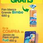 En Arteli pan blanco Bimbo Gratis en la compra de un jamón virginia Fud