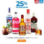 En Chedraui 25% de descuento en rones, whiskys, vodkas y ginebras participantes