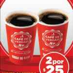 Lunes cafetero Circle K: 2 cafés americanos por $25