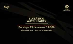 Boletos gratis al Watch Party de El Clásico Real Madrid vs Barcelona en el Monumento a la Revolución