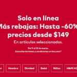 H&M Rebajas adicionales de hasta 60% de descuento en prendas seleccionadas