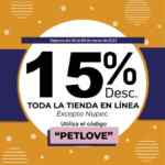Cupón Maskota de 15% de descuento en toda la tienda en línea