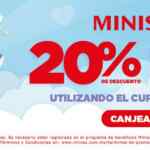 Cupón Miniso 20% de descuento en tienda en línea