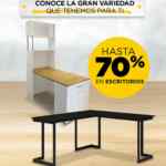 70% de descuento en escritorios seleccionados en OfficeMax