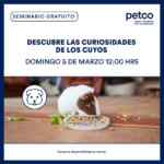 Seminarios gratuitos Petco fin de semana: Protección de pulgas y garrapatas y cuidado de cuyos