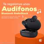 En RadioShack audífonos bluetooth GRATIS en compras mayores a $1,499 sólo hoy