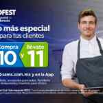 Sams Club Socio Fest 2023: Paga 10 y Lleva 11 en artículos seleccionados