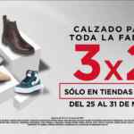 En Sears 3x2 en calzado para toda la familia hasta el 31 de marzo