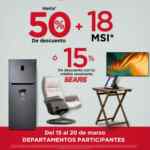 Venta Especial de Primavera Sears: hasta 50% de descuento + 18 msi