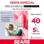 Venta Especial de Primavera Sears: hasta 50% de descuento + 18 msi